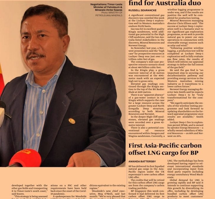 Timor-Leste eyes new dawn for Sunrise LNG Petroleum.