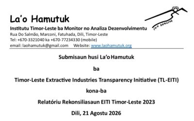 NGO Submission on the TL-EITI 2023 Report
